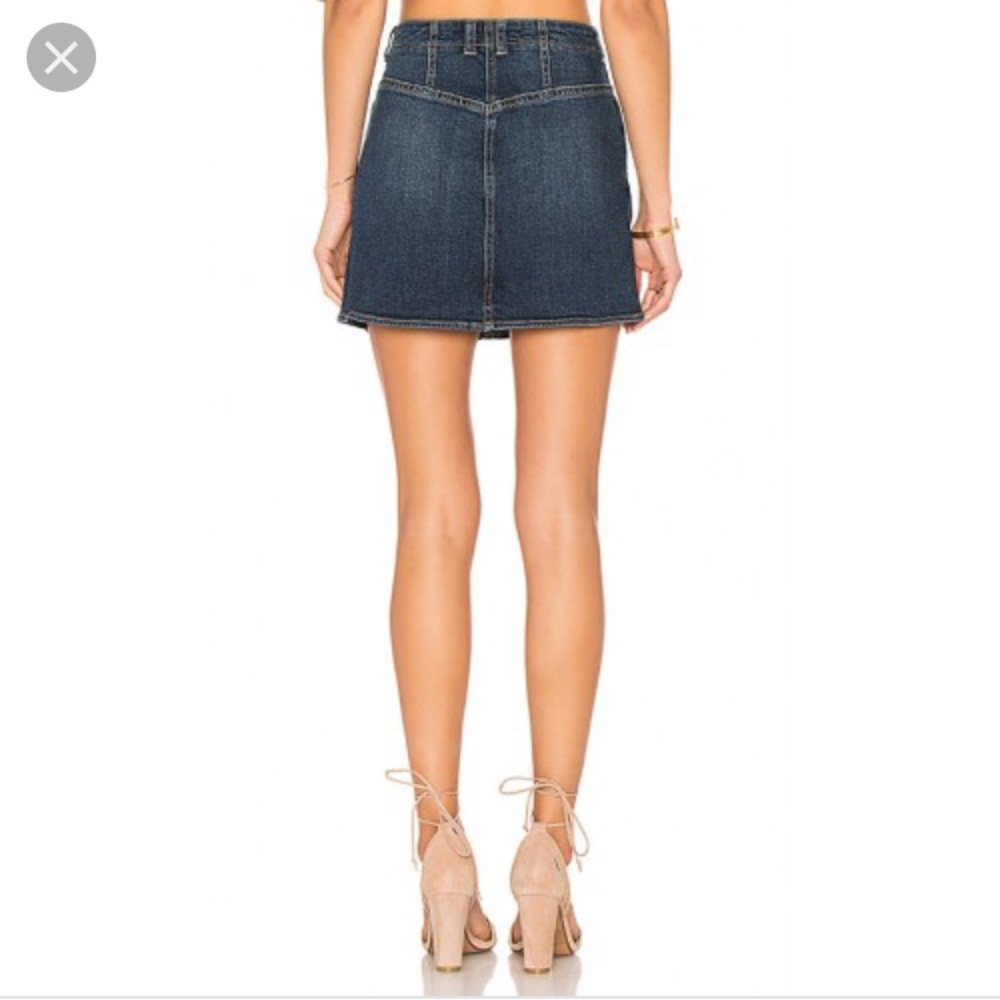 🛍💰⬇️ NWT Free People Jean skirt - Picture 2 of 5